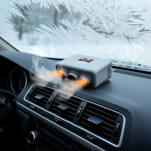 Chauffage de voiture 12V 600W à chauffage rapide pour dégivrage de pare-brise en hiver, chaleur automobile - Product Image 2