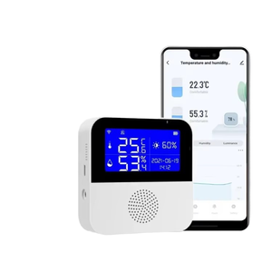 Sensor Inteligente de Temperatura y Humedad Tuya, Asistente Doméstico Inteligente WiFi - Product Image 1