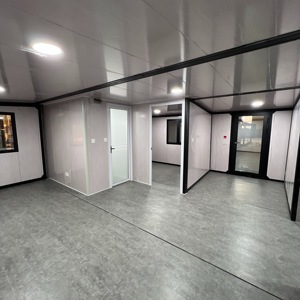 Maison pliante à double extension, installation rapide, maison préfabriquée en conteneur avec <span class=keywords><strong>grand</strong></span> <span class=keywords><strong>espace</strong></span> pour bureau et habitation - Vente flash - Product Image 6