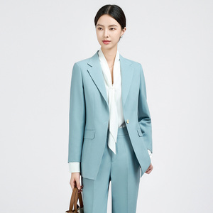 OEM Blazers Mujeres Abrigos para damas Trajes Ropa de oficina Trajes formales de negocios Blazer Chaqueta Pantalones Conjunto Trajes de <span class=keywords><strong>mujer</strong></span> y esmoquin - Product Image 1