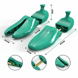 Extenseur de chaussures réglable grande taille pour hommes et femmes civière de chaussures en plastique longueur et largeur de l'arbre à chaussures couleur personnalisée - Product Image 2
