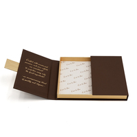 Emballage de boîte en papier pour expérience d'ouverture de boîte à double porte de luxe pour les aliments sucrés, les dattes, les chocolats, les coffrets cadeaux