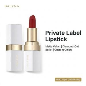 Lápiz Labial Mate <span class=keywords><strong>de</strong></span> Marca Privada con Logotipo Personalizado, Lápiz Labial <span class=keywords><strong>de</strong></span> Terciopelo <span class=keywords><strong>de</strong></span> Larga Duración a Prueba <span class=keywords><strong>de</strong></span> Agua, Bajo MOQ, <span class=keywords><strong>Maquillaje</strong></span> Labial Vegano al por Mayor - Product Image 3