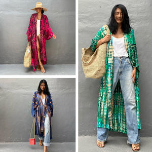 Tunique d'été Femmes Hooded Beachwear Robe De <span class=keywords><strong>Plage</strong></span> Kaftan Maillot de bain Cover Up Bohemian Printed Women Beach Dress - Product Image 6