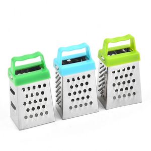 Utensilios de Cocina Personalizados al por Mayor, Rallador Multifuncional de Acero Inoxidable de 3 Pulgadas y 4 Lados para Limón, Queso y Jengibre - Product Image 5