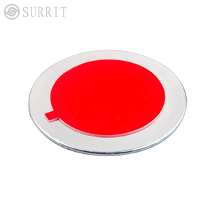 กระจกมองหลังแบบปรับได้ SURRIT พร้อมโลโก้สั่งทำได้ ขายส่ง โครงอะลูมิเนียมกันสนิม ป้องกันแสงสะท้อน สีขาว ใช้ได้กับรถยนต์ทั่วไป - Product Image 2