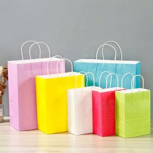 Wholesale Promotional Classic Recyclable Kraft Paper Mailer <b>Bags</b> for Shoes Clothing Fur Socks Custom Logo Screen Printing - Product Image 1