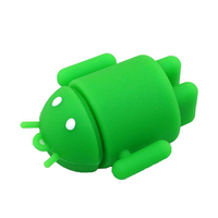 Nouveau dessin animé Android Style coloré PVC USB 2.0/3.0 Flash Drive pour les cadeaux promotionnels