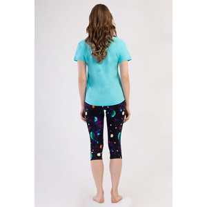 Conjuntos de Mujer KADIN LYC SUPREM, Yakka Reglan Kisa Kol Etegi Oval Mansetli Kapri Takim - Product Image 1