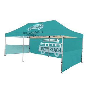 Tente de marché pliable 3x3 m (10x10 pi) avec auvent et parois latérales, série Market, pour événements, OEM, vente en gros, tente publicitaire pour salon professionnel - Product Image 5