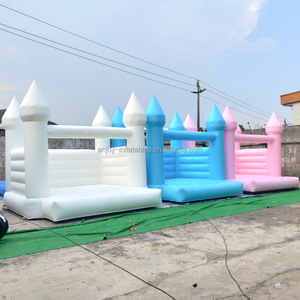 Casa di rimbalzo bianca per esterni, - Product Image 4