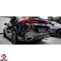 Kit Aero de aspecto de carbono ABS para BMW X6 G06, estilo Caballero Negro X6