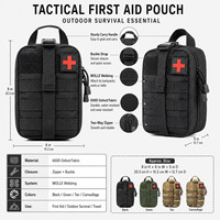 Kit d'outils de survie d'urgence avec trousse de premiers soins pour le camping, la voiture, les activités de plein air, SOS