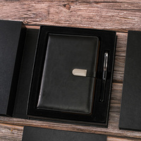 Nuancier pour ordinateur portable, stylo signe et A5 uni, coffret de cadeaux pour le travail, carnet de notes
