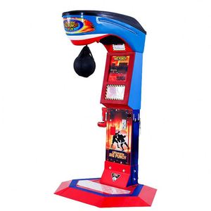 Boxing <b>Machine</b> Kick and Punch Arcade Equipment With Dual Score Screen for <b>Amusement</b> Center Fight Challenge - Product Image 2