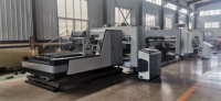 Mesin Cetak Flexo RYKS-282 dengan Mesin Slotting dan Die Cutting serta Mesin Folder Gluer Online