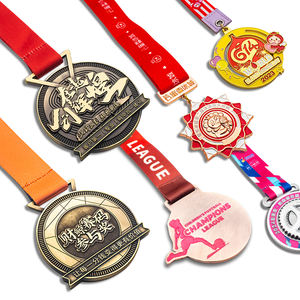 Hero Makers bastón equipo Logo varillas Retro Mini natación carrera coche bronce Metal plata Logo oro medallón personalizado - Product Image 2