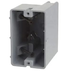 Ameican 1One Gang电气设备箱/插座/开关/gfci/调光器接线盒/非金属盒，pvc材料
