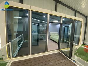 Casa móvil barata sobre ruedas Oficina portátil remolque Apple cabina pequeña casa remolque - Product Image 3