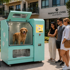 Máquina Automática y Manual <span class=keywords><strong>para</strong></span> el Cuidado de <span class=keywords><strong>Perros</strong></span>, Resistente a la Intemperie, Estructura Duradera, Cabina de Belleza <span class=keywords><strong>para</strong></span> Mascotas - Product Image 1