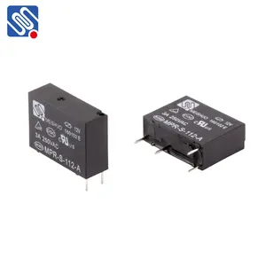 Meishuo MPR 4pin DC 5V 6V 9V 12V 18V 24V nero impermeabile in miniatura ad alta sensibilità bobina relè di potenza