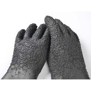 Gants de protection en latex 12 oz avec texture micro-diamantée en relief pour machine de sablage à usage industriel - Product Image 2