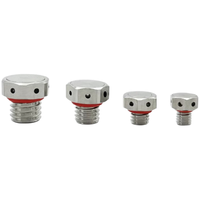 Valve de purge automatique étanche et respirante en acier inoxydable M12*1.5 pour cuve de fermentation, en laiton et alliage d'aluminium, version continentale