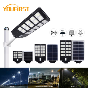 Lityum pil ile karayolu uzaktan su geçirmez Ip65 açık 120w 150w 200w entegre Panel hepsi bir <span class=keywords><strong>LED</strong></span> güneş enerjili sokak ışığı