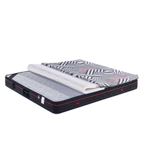 Surmatelas en mousse à mémoire de forme pour chambre à coucher, hôtel et chambre d'hôtes, housse lavable, soutien doux, haute densité
