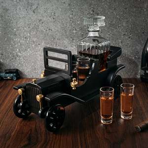 Carafe à <span class=keywords><strong>whisky</strong></span> pour voiture personnalisée créative et faite à la main de 750 ml, très vendue - Product Image 3
