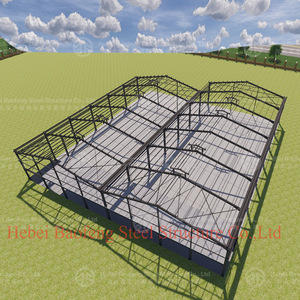 Bâtiment d'entrepôt en structure acier Baofeng 10m x 20m, construction rapide pour centres logistiques - Product Image 1