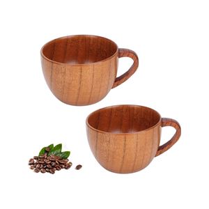 BPA Free Eco-Friendly Vintage Wooden Bamboo Coffee Mug with Wood Lid Reusable for Home & Office Use - Product Image 1