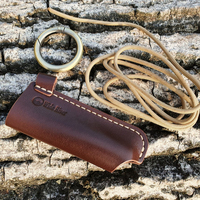 Étui de ceinture portable en cuir écologique pour couteau EDC, porte-outils, portefeuille, sacoche de taille pour hommes avec crochets, étui de ceinture pour couteau Opinel pour le camping