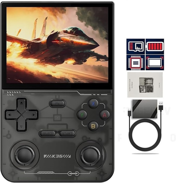 K36 Open Source Linux System Classic Retro Arcade Handheld Joystick Game Console Nostalgic Video Player Portable Video Game