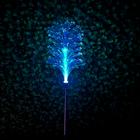 Cadeaux de Noël populaires pour enfants, lumières à fibres optiques LED à température de couleur réglable, alimentées par énergie solaire, résistantes à l'eau IP65, en PMMA