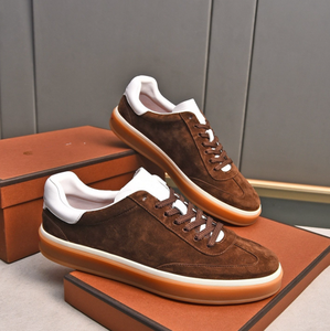 Chaussures plates décontractées d'été pour hommes en gros – Qualité supérieure, cuir véritable, faites à la main, luxe, mode polyvalente, couleurs classiques assorties - Product Image 5