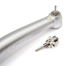 Turbine dentaire LED haute vitesse avec roulement <span class=keywords><strong>en</strong></span> céramique, triple pulvérisation d'eau, bouton poussoir, pour restauration buccale - Product Image 1