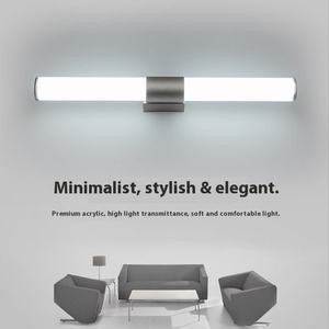 <span class=keywords><strong>AliExpress</strong></span> alto brillo LED gabinete <span class=keywords><strong>de</strong></span> baño espejo <span class=keywords><strong>de</strong></span> maquillaje luz antiniebla resistente al agua lámpara <span class=keywords><strong>de</strong></span> <span class=keywords><strong>pared</strong></span> frontal <span class=keywords><strong>de</strong></span> aluminio gran oferta - Product Image 2