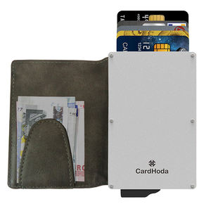 Cartera Anti-Robo CardHoda, Moderna y Elegante, con Sistema Pop-Up, Protección RFID, Forro de Nailon, para Tarjetas Bancarias Cortas, Unisex - Product Image 1