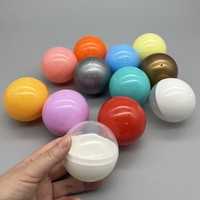 Balle décorative en plastique de 6 cm pour cadeau, unisexe, 0-24 mois, vente en gros, balle colorée avec impression de logo pour jouet, couleur brillante