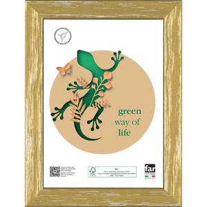 Cornice O/A NEWMAN in legno e oro CRYLEX 30X40CM - Product Image 1