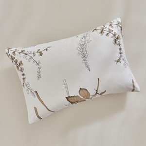 Draps de lit imprimés avec des textiles de maison de fleur de vigne - Product Image 6