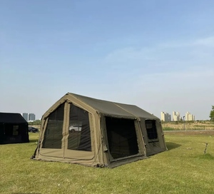 Mars08 8+8 Luxury Outdoor Tent Waterproof <b>Inflatable</b> <b>House</b> for 3-4 Adults Easy Set Camping Tent for Families - Product Image 1