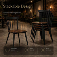 Ensemble de banquettes rembourrées en forme de U avec dossier haut, table carrée en bois et chaises métalliques durables, personnalisable pour restaurant - Ron Group
