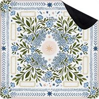 Tapis de Mahjong Pliable de Luxe, Imperméable, en Caoutchouc Naturel Antidérapant, Grand Tapis de Jeu Cousu