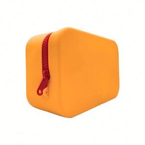 Women's Waterproof Silicone <b>Makeup</b> Cosmetic <b>Case</b> Zipper Closure Shoulder Crossbody Organizer Pouch for Coin <b>Brushes</b> Purse Bags - Product Image 3