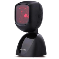 Escáner de Código de Barras Omnidireccional Honeywell HF600 2D CMOS de Imagen de Área y Lector de Código de Barras Fijo HF600-1-2USB