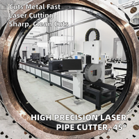 Machine de découpe laser industrielle CNC 3000W à alimentation automatique pour tubes métalliques, découpeuse laser à fibre avec graphique IA et rail de guidage HIWIN PLT