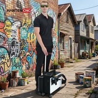 Machine de nettoyage au laser pulsé 300W SEAGULL2 PRO pour l'élimination des graffitis en extérieur, le nettoyage de la peinture murale et la restauration urbaine