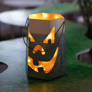 Confiança Halloween Abóbora Lanterna Outdoor Home Decoração Material Ferro - Product Image 5